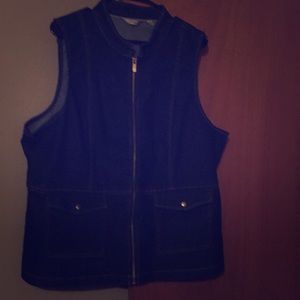 Liz Claiborne denim vest